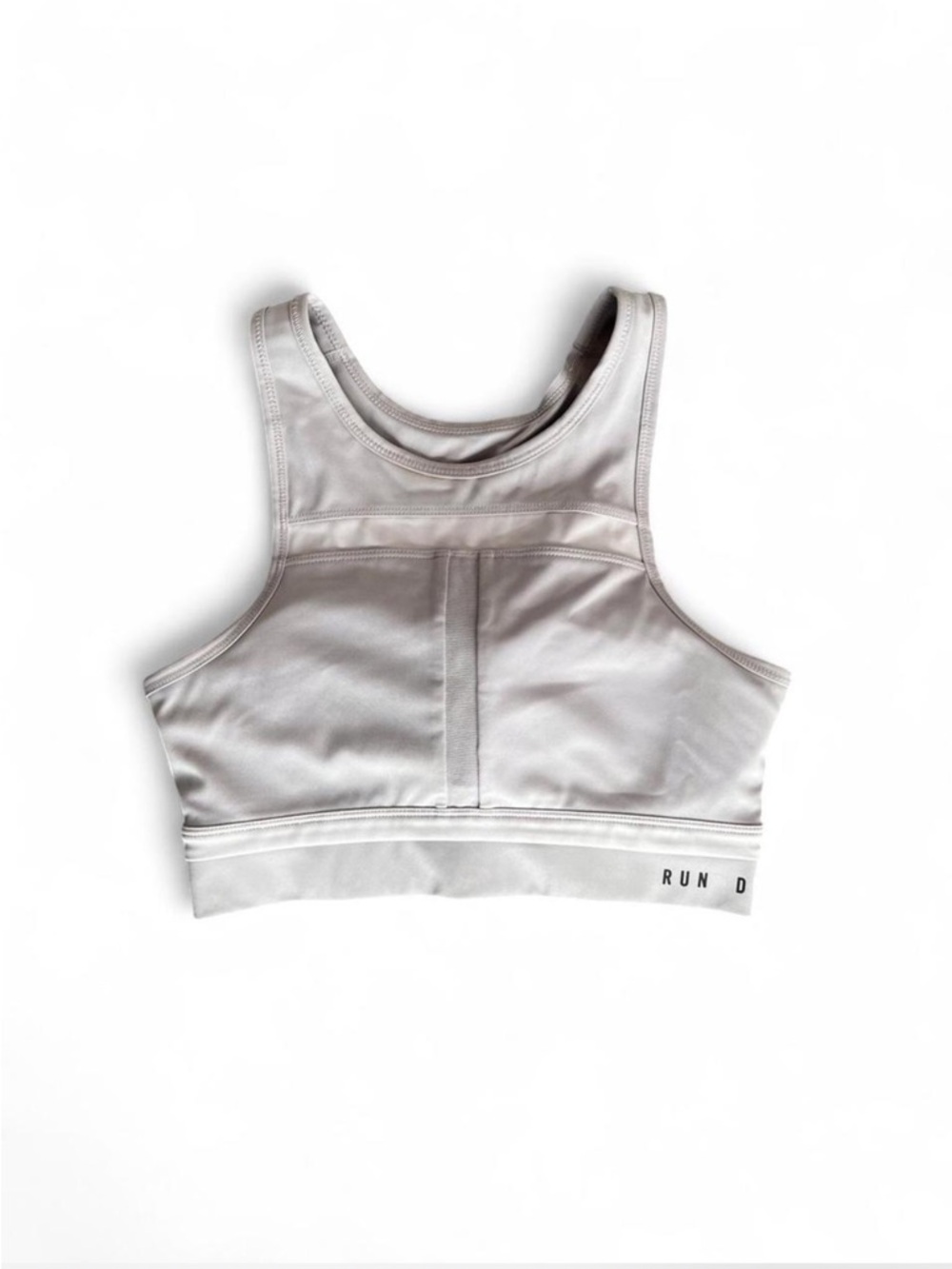 Nike‎ Dri-Fit High-Neck Sports Bra Gray Size XS